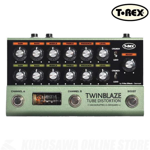 T-rex TWIN BLAZE《アナログチューブディストーションペダル》【ONLINE STORE...