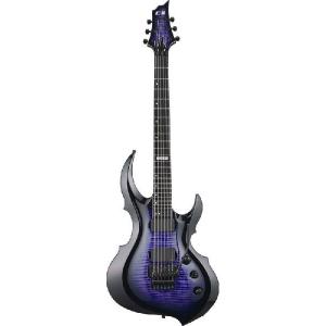 E-II EC QM FR Charcoal Burst エレキギター Made In Japan 3.73kg