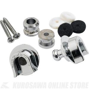 Fender Strap Locks (Chrome) (2個) (ギターパーツ/ロックピン)(お取り寄せ商品)(ご中）
