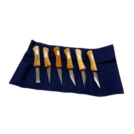 HOSCO Luthiers Tools 切出小刀6本組 TL-I-6S【ONLINE STORE】