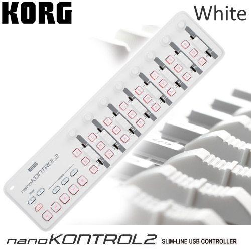 KORG nanoKONTROL2 SLIM-LINE USB Controller （White）...