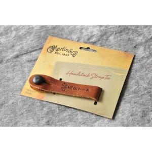 Martin / マーティン Headstock Strap Tie (Brown)[18A0032](ストラップボタン)｜wavehouse