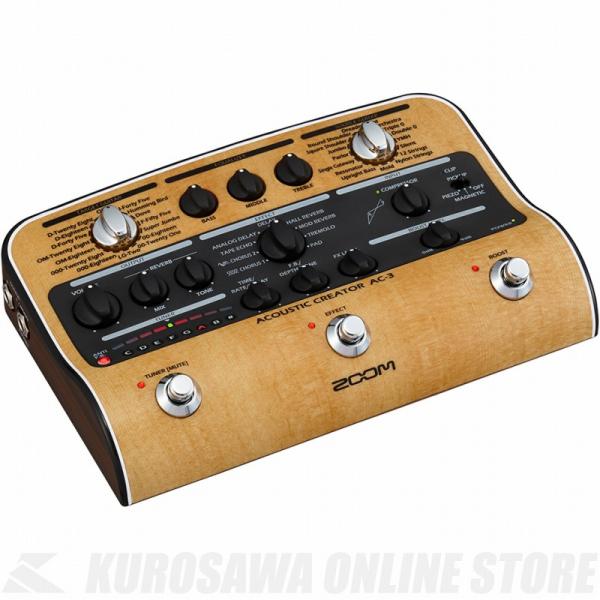 ZOOM AC-3 Acoustic Creator AC3 (アコースティックギター用DI/プリア...