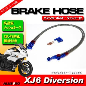2000年〜 ZX-12R メッシュホースセット 標準 750mm+800mm / ねじれ防止