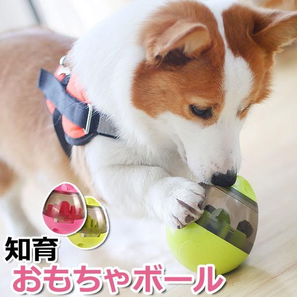 犬 留守番 おもちゃ 知育 玩具 早食い防止 転がる 動く おやつボール ダイエット トレーニング ...