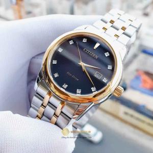 《新品未使用》Citizen 腕時計 EcoDrive Men〓s TwoTone Crystal Watch w/ Date BM7344-54E【並行輸入品】｜wawawa333