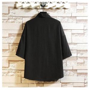 作務衣用 肌着 Tシャツ メンズ インナー 半...の詳細画像2