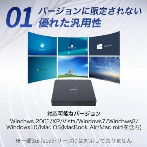 外付け DVDドライブ CDドライブ パソコン...の詳細画像3