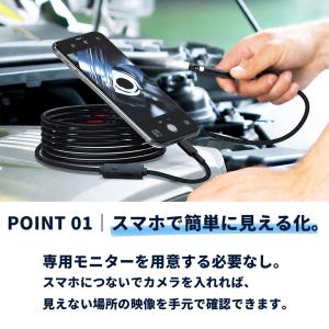 ファイバースコープ 内視鏡カメラ 1m 3m ...の詳細画像2
