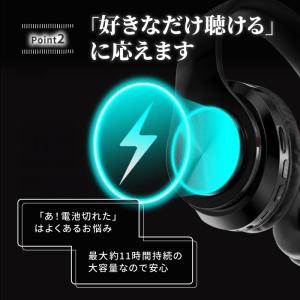ヘッドホン Bluetooth 有線 ワイヤレ...の詳細画像3