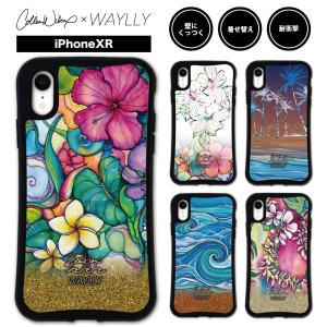 iPhone XR ケース スマホケース Colleen Malia Wilcox 耐衝撃 シンプル おしゃれ くっつく ウェイリー WAYLLY _MK_