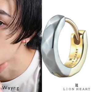 LION HEART（ライオンハート） ブラックダイヤモンドピアス Mサイズ