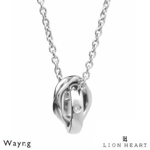 ライオンハート ウェーブ ダブルリング ネックレス サージカルステンレス クリアジルコニア シルバー メンズ ブランド Lion Heart 03ne0045sv Wayng 通販 Yahoo ショッピング
