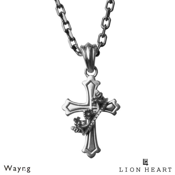 ライオンハート “HOWL” ハウリング クロス ネックレス SS SIZE シルバー925 十字架...
