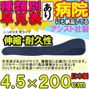 マジックテープ 面ファスナー エラストマジックベルト ネイビー 4.5×200cm 日本製 国産 伸...