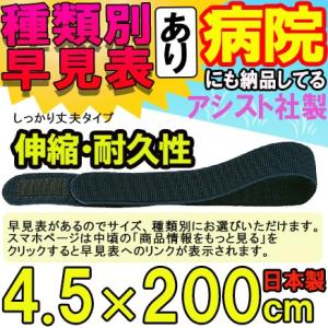 マジックテープ 面ファスナー エラストマジックベルト ブラック 4.5×200cm 日本製 国産 伸...