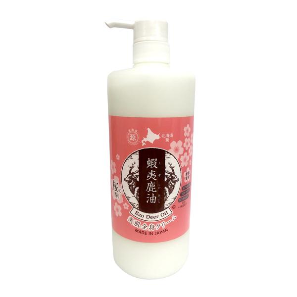 【蝦夷鹿油　美肌全身クリーム】日本初,ヒアルロン酸,コラーゲン,ローヤルゼリー,乾燥肌,保湿,オイル...