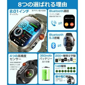 【在庫一掃!】2026 スマートウォッチ Bl...の詳細画像2