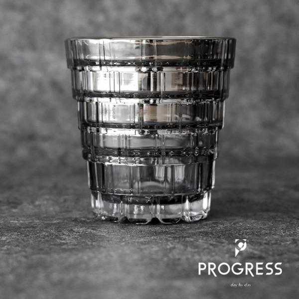 PROGRESS ロックグラス Lush-Silver クリスタルガラス お酒 グラス プレゼント ...