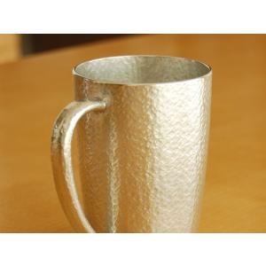 大阪錫器 ジョッキ ベルク 小 ビール ジョッ...の詳細画像4