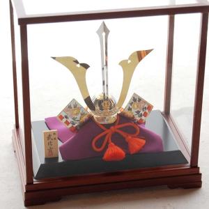 純銀 兜 3号(剣付) 五月人形 銀細工 関工...の詳細画像1