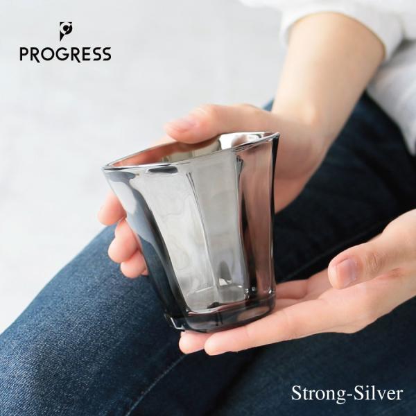 タンブラー PROGRESS Strong-Silver Jewelry・Glass チタン 父の日...