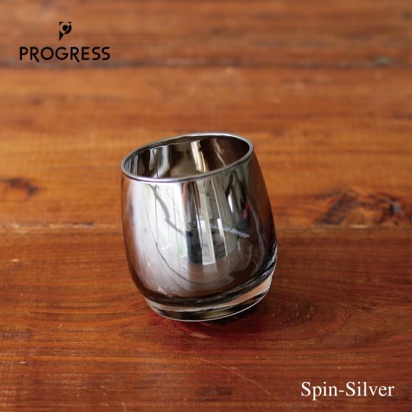 ロックグラス PROGRESS ダンシンググラス Spin-Silver Jewelry・Glass...