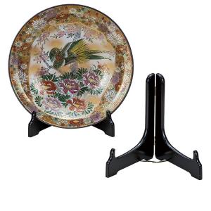 九谷焼 7号 木製 皿立て : 和座倶楽部 - 通販 - Yahoo!ショッピング