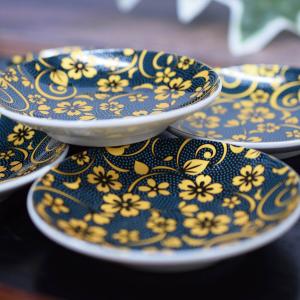 九谷焼 お皿 セット おしゃれ 食器 小皿 5枚組 時代画 陶器 和食器