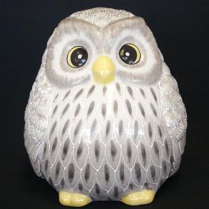 九谷焼 霊力の強い 白ふくろう