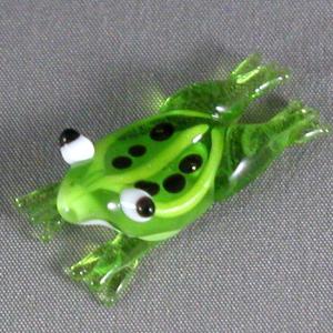 ガラス緑蛙 両足けりの詳細画像1