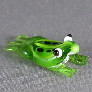 ガラス緑蛙 両足けりの詳細画像2