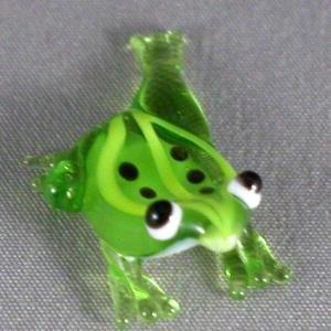 ガラス緑蛙 片足けりの詳細画像4