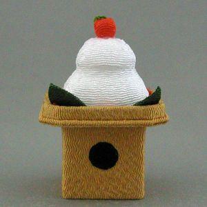 茶道具 置物 お正月飾り 床飾り 熨斗押さえ 楽焼き 松笠 大 川崎