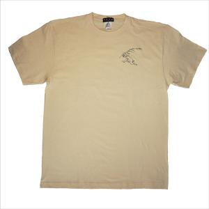 鳥獣戯画　　　　Ｔシャツ　倉敷屋　　生成　うさぎ　カエル