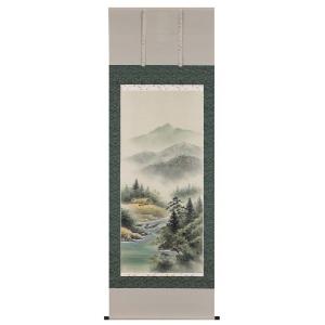 掛け軸専門 掛軸 販売 通販店 水墨山水（今村 景元） 年中掛け 水墨画
