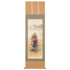 掛け軸専門 掛軸（かけじく）販売 通販店 <br>武者（高田 春生）<br>初節句 端午の節句 こどもの日