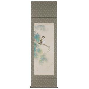 掛け軸専門店 掛軸 通販 稲穂に雀（藤沢 真二） 花鳥画 秋用掛軸