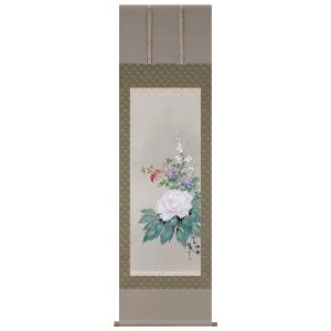 掛け軸専門 掛軸 販売 通販店 彩色山水（小林 翠月） 年中掛け 山水画