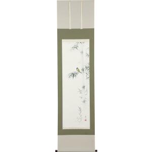 掛け軸専門 掛軸 販売 通販店 彩色山水（小林 翠月） 年中掛け 山水画