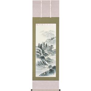 掛け軸専門店 掛軸 通販 農耕四季の図（山田 和志）[尺八立] 全国送料