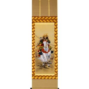 掛け軸専門 掛軸 販売 通販店 彩色山水（塩川 栖二） 年中掛け 山水画