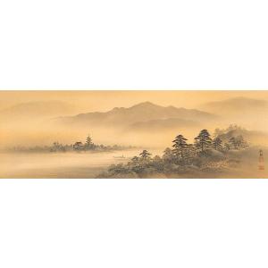 和額/らんま額 欄間額 /扁額/額装作品 淡彩...の詳細画像1