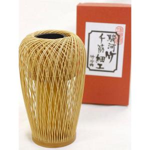 駿河竹千筋細工 行燈 行灯 小さな赤富士 静岡県伝統工芸品 伝統工芸士