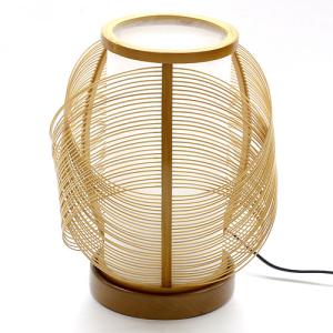 駿河竹千筋細工 行燈 行灯 筒型（小） 静岡県伝統工芸品 杉山雅泰 作