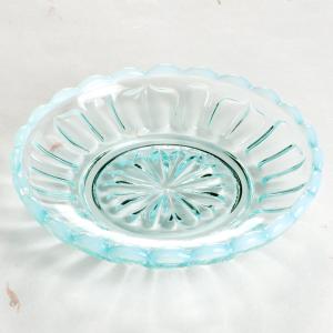 廣田硝子 雪の花 のぞき 古代色 2245-OA アンティーク 厚手ガラス