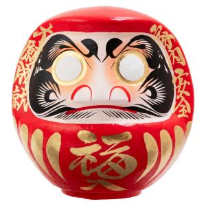高崎だるま　縁起だるま　9号（高さ29cm）赤　群馬県指定ふるさと伝統工芸品（肩に入る文字は写真と異なる場合があります）｜和雑貨のお店 和敬静寂