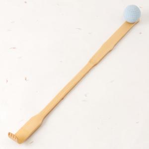 木製 孫の手 ボール付き リラクゼーション 孫の手 肩たたき 竹製 まごの手 ボール付き 全長約44cm 敬老の日