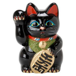 愛知 常滑焼招き猫 大入猫8号 高さ25cm 開運招福 家運隆盛 商売繁盛
