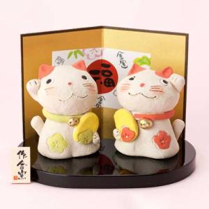 廣田硝子 招き猫 菓子ビン 小 レトロ感ある懐かしのガラス瓶